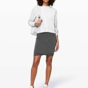 lululemon athletica Charcoal Knit Midi Pencil Skirt